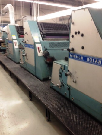   Man Roland RSK3B 6 cores  72 * 102  Ano 1985 R$ 170.000